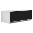 Ver imagem 1 de Armário Aéreo Geladeira 70cm Texas Branco/Preto - Lumil Móveis