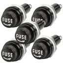Ver imagem 1 de Kit 5 Porta Fusivel P/painel Grande Preto