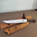 Ver imagem 6 de Faca Chef Cozinha Cabo Madeira 9' Artesanal Churrasco Aço Inox 420c Full Tang