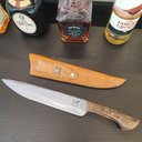 Ver imagem 3 de Faca Chef Cozinha Cabo Madeira 9' Artesanal Churrasco Aço Inox 420c Full Tang
