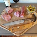 Ver imagem 7 de Faca Chef Cozinha Cabo Madeira 9' Artesanal Churrasco Aço Inox 420c Full Tang