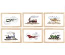 Ver imagem 1 de Kit Quadro Decorativo Infantil Carros & Transporte Quarto Criança Bebê Enxova Menino