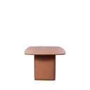 Ver imagem 5 de Mesa de Jantar Retangular para 6 Lugares Lintz 184 cm - Canella c/ PU Caramelo