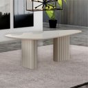 Ver imagem 1 de Mesa de Jantar Orgânica com Vidro 2x1- Iza Arbo Design