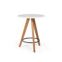 Ver imagem 2 de Conjunto Mesa Redonda Aline 70cm Branca com 2 Cadeiras Eames Eiffel - Cinza