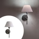 Ver imagem 1 de Kit 2 Arandelas Luminaria de Parede Clássico com Cúpula Ref 16 Decoração Casa Sala Quarto Banheiro