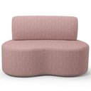 Ver imagem 5 de Sofá 2 Lugares 140cm Orgânico para Sala de Estar Living Larissa L02 Linho Rosê- Lyam Decor