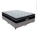 Ver imagem 1 de Cama + Box Colchão Queen com Molas Ensacadas Ortobom Europillow Elegant Cor:cinza