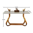 Ver imagem 3 de Aparador Decorativo com Vidro Laqueado 120cm - Base Cebola Off White