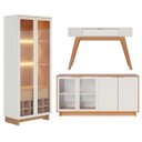 Ver imagem 1 de Kit Cristaleira Buffet e Aparador Guanabara