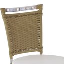 Ver imagem 2 de Cadeira em Alumínio e Fibra Sintética Jk para Cozinha, Edícula - Avelã