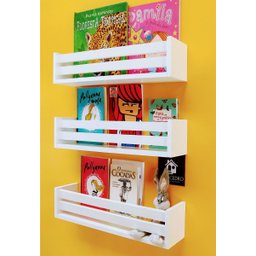 Kit 3 Nicho Mdf Prateleira Livro Infantil Para Quarto 40 cm - 1