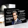 Quadro Frases Motivacionais Harvey Specter Black:60x40 cm/BORDA INFINITA - 2