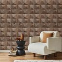 Ver imagem 1 de Papel de Parede Up To Date Geométrico Marrom 34852