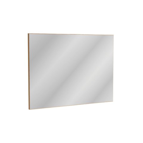 Painel para TV com Espelho 120cm x 90cm Linha Liga Modulado Marrom Canela