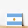 Quadro Decorativo Bandeira Argentina 45x34cm - 1