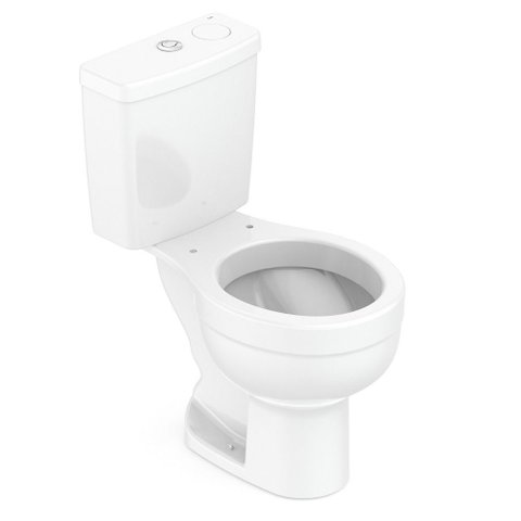 Bacia com Caixa Acoplada Ecoflush 3/6 Lts Smart Clean Acesso Confort Branco Celite