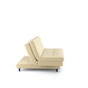 Ver imagem 6 de Sofá-Cama Roz Plush 4 Lugares Fixo Reclinável 180cm Bege Suede