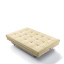Ver imagem 7 de Sofá-Cama Roz Plush 4 Lugares Fixo Reclinável 180cm Bege Suede