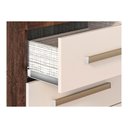 Ver imagem 5 de Cômoda de Quarto Nalu C- 8 Gavetas Cinamomo-off White - Acp