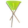Taça Champanheira Acrílica Tripé Verde - Elegância e Estilo para Seus Eventos - 1