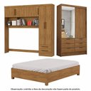 Ver imagem 1 de Guarda Roupa Sevilha Plus com Cama Casal Carioca Móveis Cinamomo