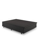 Ver mais imagens de Cama Box Baú Viúva 120x203x42 Cm Linho com Pistão a Gás