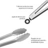Pegador de Alimentos Inox Pinça Profissional Churrasco 40cm - 5