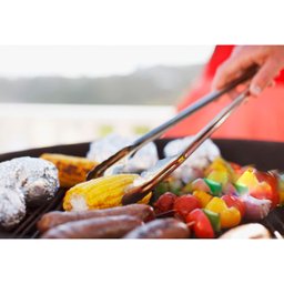 Pegador de Alimentos Inox Pinça Profissional Churrasco 40cm - 2