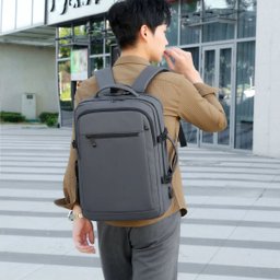 Mochila Viagem Feminina Masculina para Notebook 16 Executiva:cinza - 3
