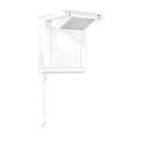 Ver imagem 1 de Ducha Chuveiro Eletrônico Acqua Star Ultra Branco 127v 5500w Lorenzetti