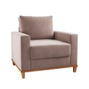 Ver imagem 3 de Conjunto Estofado Living 3 Lugares + 2 Poltrona Napoles Veludo Rosa - Casa Giulia