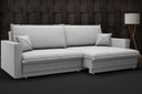 Ver imagem 1 de Sofá Tango 2,60m sem Caixa, Retrátil e Reclinável Linho Soft Prata - Netsofas