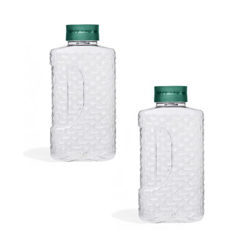 Kit 2 Jarra Garrafa de Geladeira Tampa Cascata Água 1,95l Verde