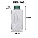 Ver imagem 3 de Kit 2 Jarra Garrafa de Geladeira Tampa Cascata Água 1,95l Verde