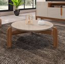 Ver imagem 3 de Mesa de Centro Lizz Off White/cedro - Casa D Móveis