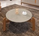 Ver imagem 1 de Mesa de Centro Lizz Off White/cedro - Casa D Móveis