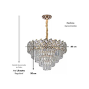 Ver imagem 2 de Lustre Nitrolux Ltr-014 E14x8