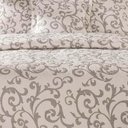 Ver imagem 2 de Kit Colcha Casal Adora Branco e Bege - Qaza