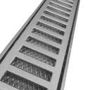 Ver imagem 1 de Ralo Linear Infinito 7x100 Alumínio Primeira Linha com Tela