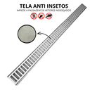 Ver imagem 6 de Ralo Linear Infinito 7x100 Alumínio Primeira Linha com Tela