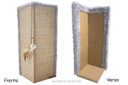 Ver imagem 3 de Kit 2 Arranhadores para Gatos Canto de Sofá Sustentável Luppet Marrom