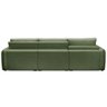 Sofá Retrátil Reclinável para Sala 5 Lugares 345cm Egeu F04 Linho Verde - Lyam Decor - 6