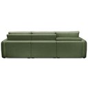 Ver imagem 6 de Sofá Retrátil Reclinável para Sala 5 Lugares 345cm Egeu F04 Linho Verde - Lyam Decor