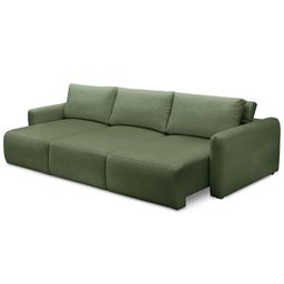 Sofá Retrátil Reclinável para Sala 5 Lugares 345cm Egeu F04 Linho Verde - Lyam Decor - 5