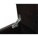 Ver imagem 5 de Puff Báu Retro Estofado Premium para Sala e Quarto Recamier Moderno Closet Retro Cor Marrom