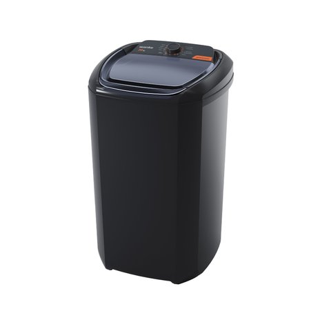 Máquina de Lavar Wanke Premium 20kg Semi-automática Batedor Robusto Preto 127v