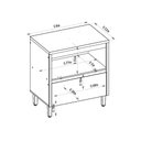 Ver imagem 4 de Balcão 1 Porta 1 Gaveta 80cm Allure Linea Brasil