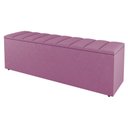 Ver imagem 4 de Kit Cabeceira E Baú Cama Box King 195Cm Suede Rosa