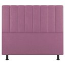 Ver imagem 5 de Kit Cabeceira E Baú Cama Box King 195Cm Suede Rosa